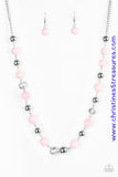Weekend Getaway - Pink Necklace ~ Paparazzi