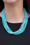 Wide Open Spaces - Blue Necklace ~ Paparazzi