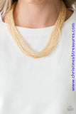 Wide Open Spaces - Gold Necklace ~ Paparazzi