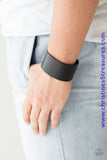 Wild Wrangler - Black Urban Snap Wrap Bracelet ~ Paparazzi