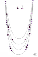 Classical Refinement - Purple Necklace ~ Paparazzi