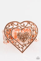 Find It In Your Heart - Copper Ring ~ Paparazzi