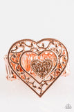Find It In Your Heart - Copper Ring ~ Paparazzi