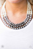 Lady In Waiting - Silver Necklace ~ Paparazzi