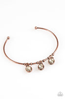 Sparkling Splendor - Copper Bracelet - Paparazzi