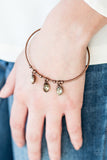 Sparkling Splendor - Copper Bracelet - Paparazzi