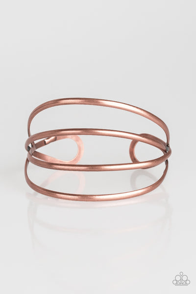 Take A CATWALK - Copper Bracelet - Paparazzi