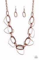 Very Avant-Garde - Copper Necklace - Paparazzi