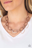 Very Avant-Garde - Copper Necklace - Paparazzi