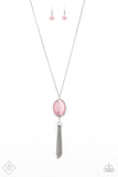 Tasseled Tranquility - Pink Necklace - Paparazzi