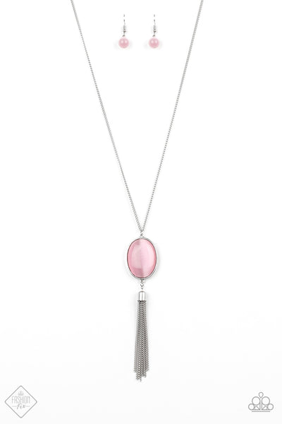 Tasseled Tranquility - Pink Necklace - Paparazzi