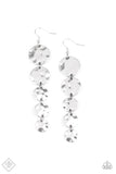 Rippling Resplendence - Silver Earrings - Paparazzi