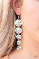 Rippling Resplendence - Silver Earrings - Paparazzi