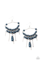 Party Planner Posh - Blue Earrings - Paparazzi