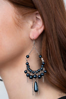 Party Planner Posh - Blue Earrings - Paparazzi