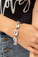 Cosmic Treasure Chest - White Bracelet - Paparazzi