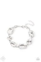 Cosmic Treasure Chest - White Bracelet - Paparazzi