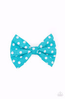 Polka Dot Delight - Blue Hair Clip - Paparazzi