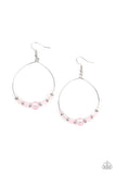 Ambient Afterglow - Pink Earrings - Paparazzi