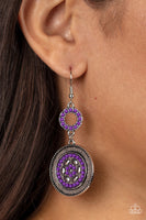 Meadow Mantra - Purple Earrings - Paparazzi