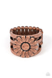 Roadside Daisies - Copper Ring - Paparazzi