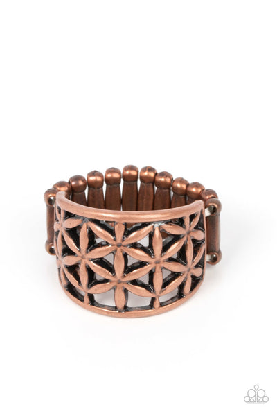 Gardenia Gazebo - Copper Ring - Paparazzi