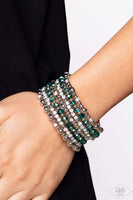 ICE Knowing You - Green/Multi Bracelet - Paparazzi