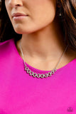 Sparkly Suitor - White Necklace ❤️ Paparazzi