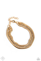 A SQUARE Treasure - Gold Bracelet - Paparazzi