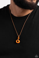 Sunset Sabbatical - Orange Necklace - Paparazzi