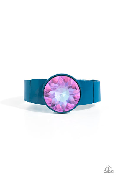 Exaggerated Ego - Blue Bracelet - Paparazzi