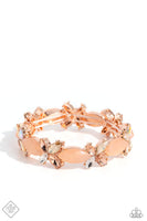 Soft-Hearted Succession - Rose Gold Bracelet - Paparazzi