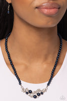 Pampered Pearls - Blue Necklace - Paparazzi