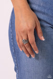 Backyard Beauty - Silver Ring - Paparazzi