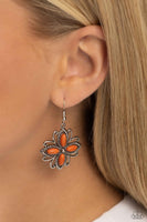 Badlands Ballad - Orange Earrings ❤️ Paparazzi