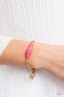 Whimsically Wrapped - Pink Bracelet - Paparazzi