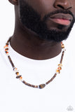 Stony Survivor - Brown Necklace - Paparazzi