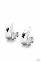 Curly Cadence - Silver Earrings - Paparazzi