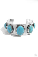 Earthy Echo - Blue Bracelet - Paparazzi