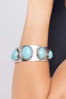 Earthy Echo - Blue Bracelet - Paparazzi