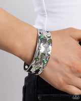 Embellished Empire - Green Bracelet - Paparazzi