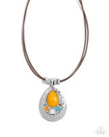 Admirably Artisan - Yellow Necklace - Paparazzi