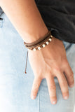 Desert Quest - Brown Slip Knot Bracelet ~ Paparazzi