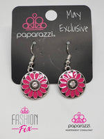 Lily Luau - Pink Earrings ~ Paparazzi Fashion Fix