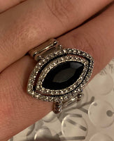 2019 January Fashion Fix Exclusive - Black Ring ~ Paparazzi