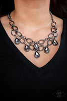 Show-Stopping Shimmer - Black Necklace - Paparazzi