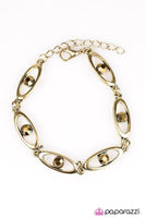 Starry Eyed - Brass Bracelet ~ Paparazzi