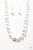 You Had Me At Pearls - White Necklace ~ Paparazzi