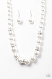 You Had Me At Pearls - White Necklace ~ Paparazzi