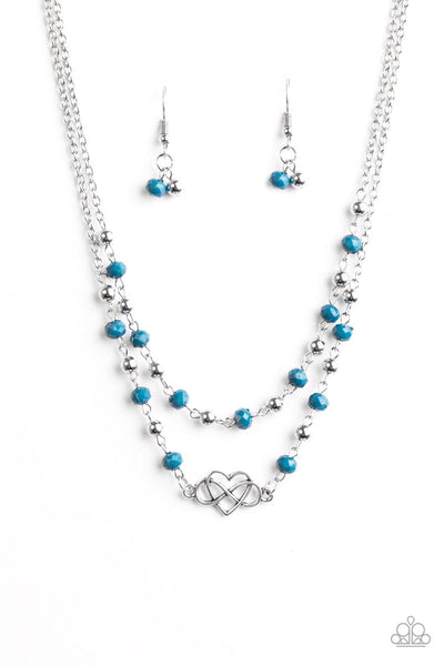 Unbreakable Love - Blue Necklace Paparazzi